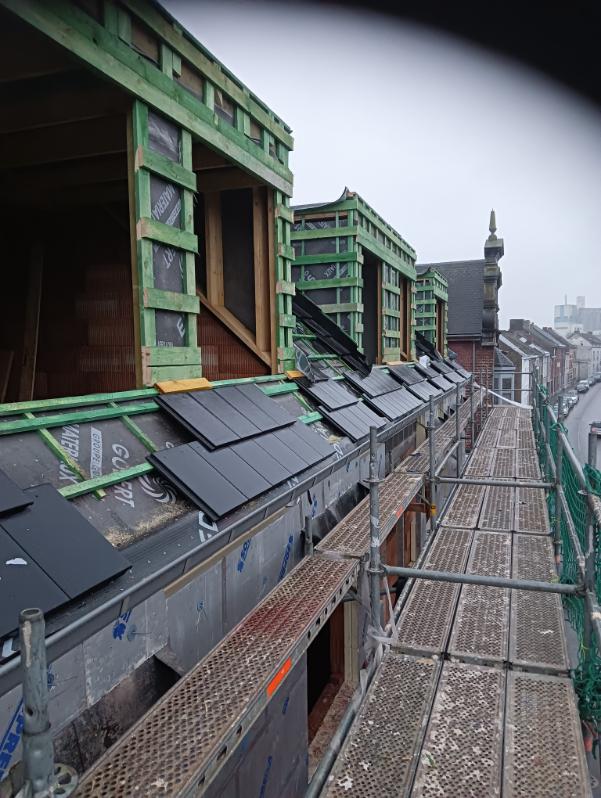 Construction de toit en Belgique